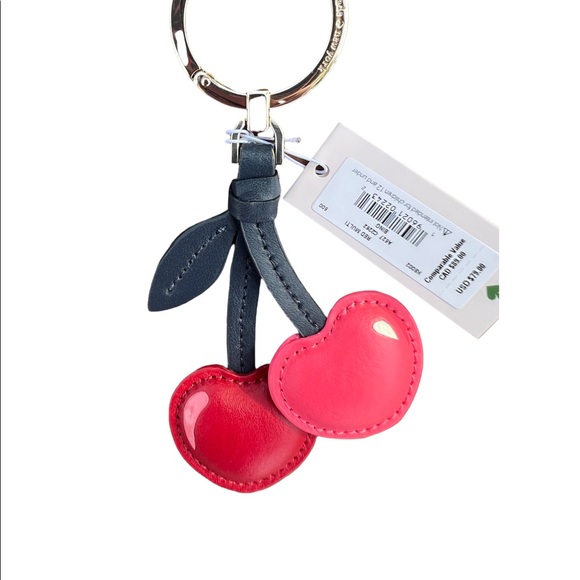 NWT ♠️ Kate Spade ♠️ Cherries Purse Charm/Key Holder - Picture 3 of 8